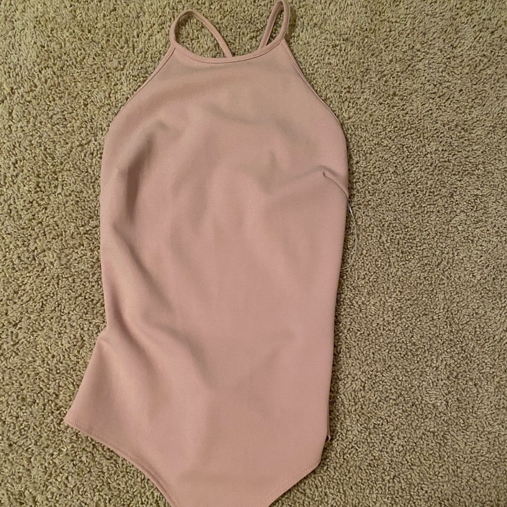 Mauve Halter Body Suit